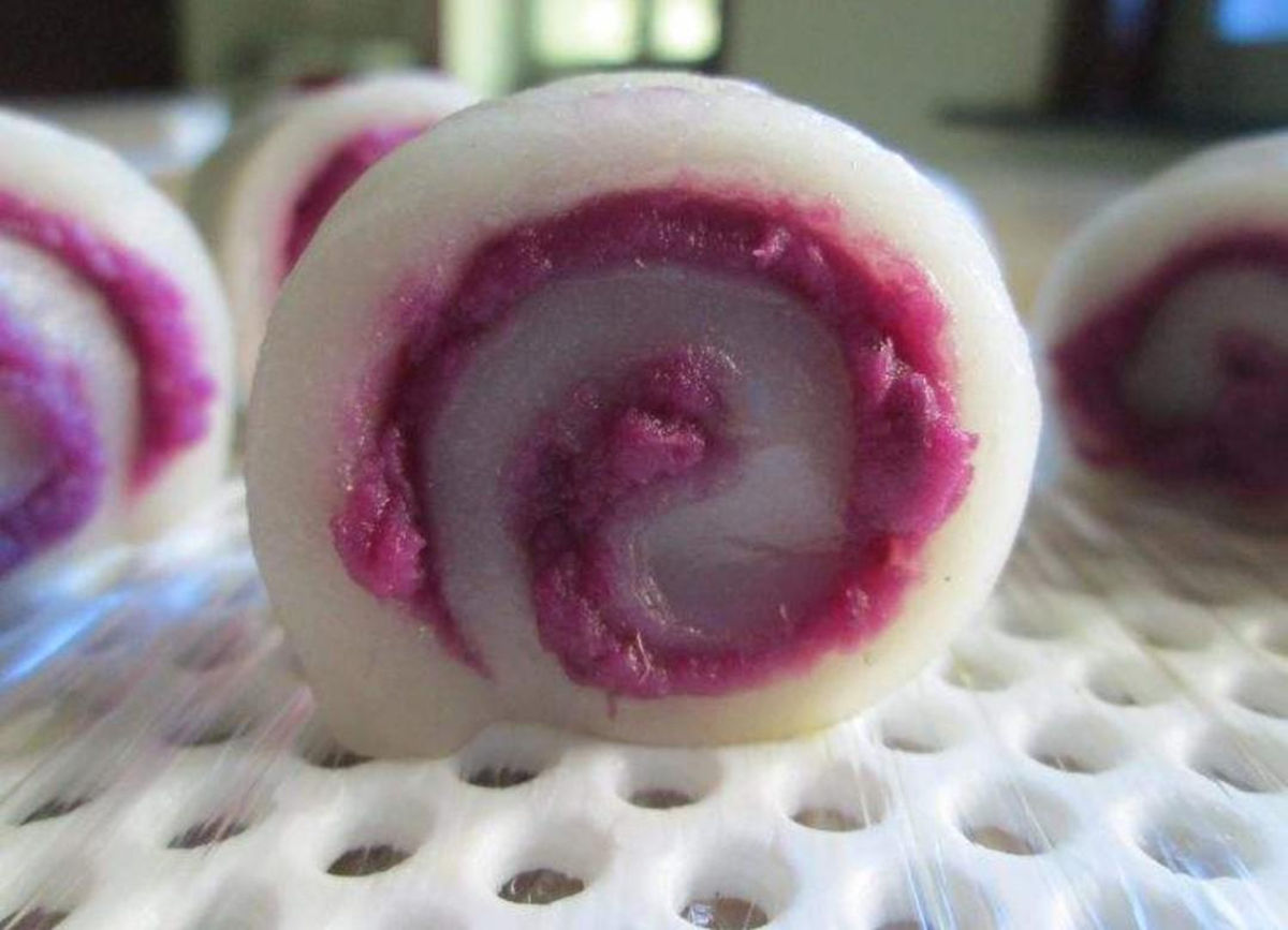 紫薯糯米卷的做法，紫薯糯米卷的制作教程丨烘焙培训