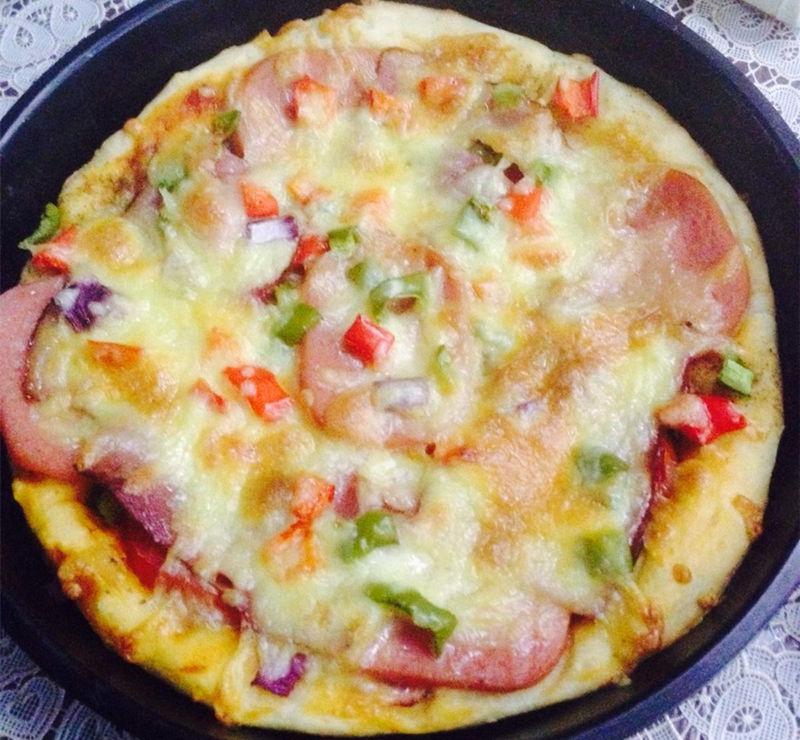 学做培根披萨，怎样做培根披萨，培根披萨的做法丨烘焙培训